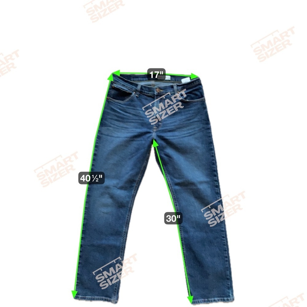 Wrangler Five Star Premium Straight Fit Jeans 34x30 Dark Wash - Picture 3 of 4